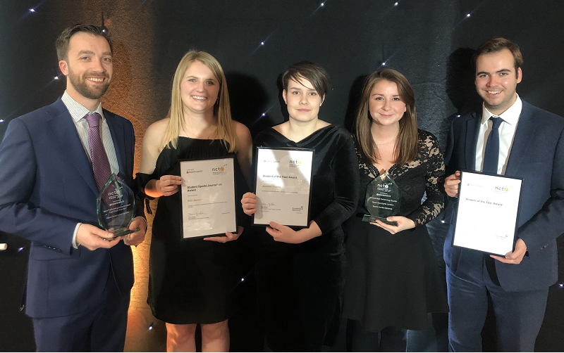 News Associates grads and staff with their NCTJ awards
