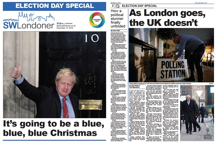 News Associates trainees created this bumper 24-page General Election special for South West Londoner. 