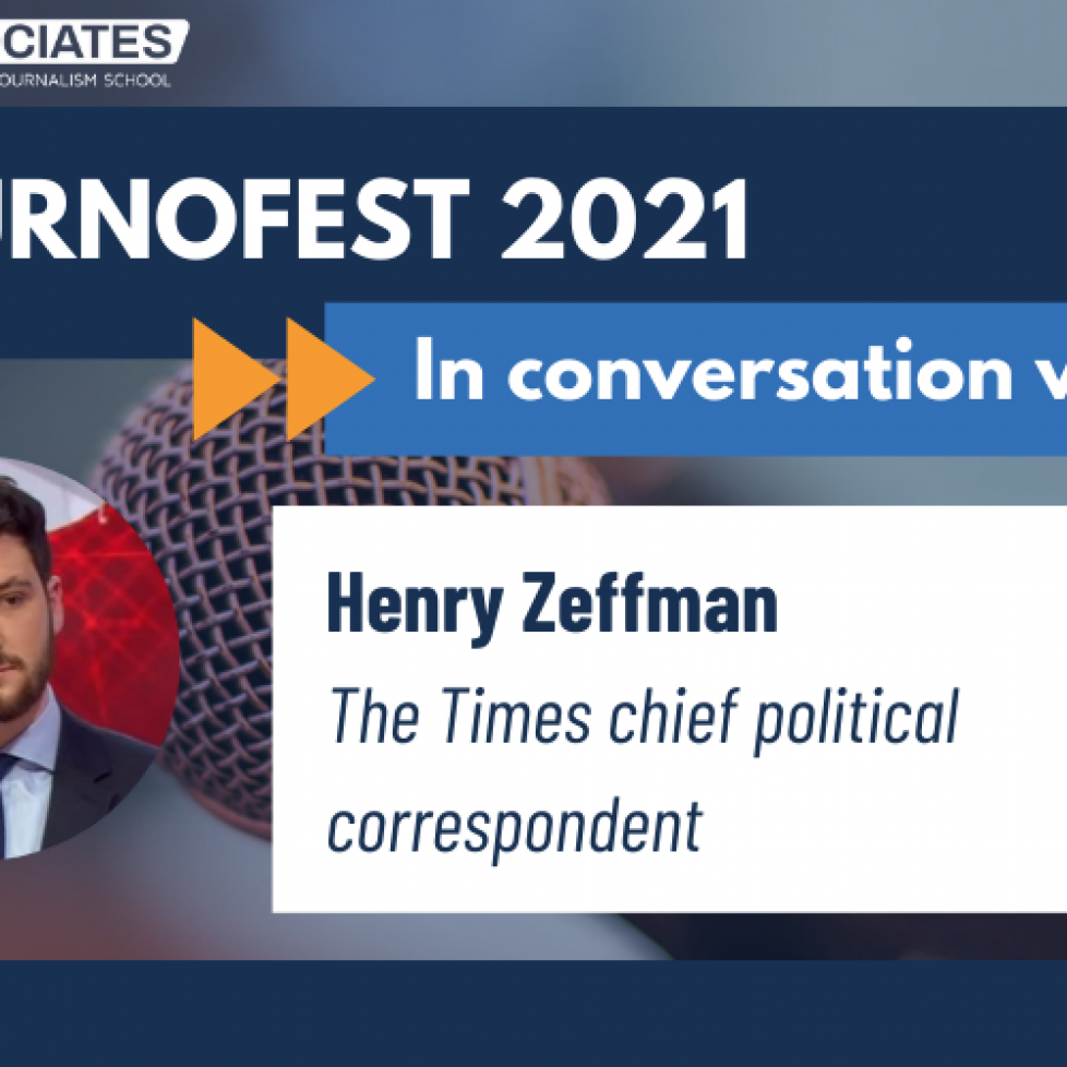 Graphic for in conversation with Henry Zeffman