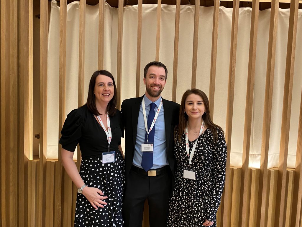 News Associates head of journalism Manchester Alice Gregory, head of journalism London Graham Moody and editorial development manager Lucy Dyer at the NCTJ accreditation seminar ahead of the awards