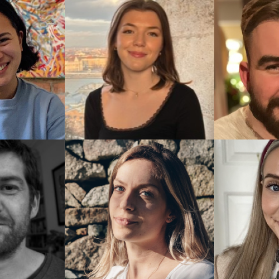 A collage of our 18 remote part-time journalism course trainees.