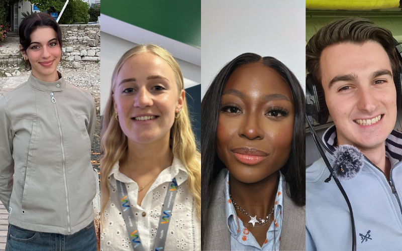 A collage of all four of our high-performing grads.