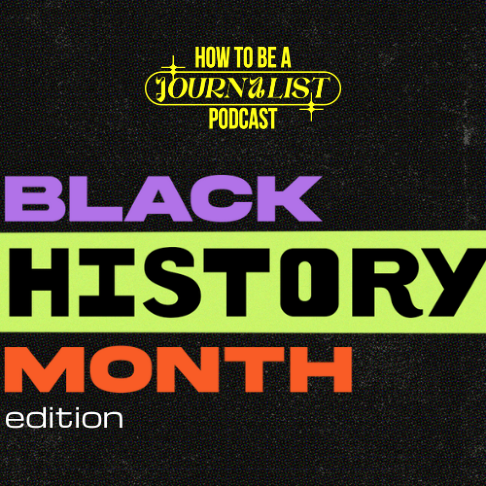 Black History Month How to be a Journalist mini-series graphic
